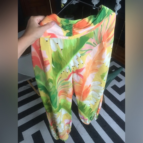 Farm Rio Banana Tropical Women's Balloon Pants Like New! - Picture 6 of 12